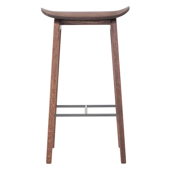 NORR11 Tabouret de bar NY11 65 cm Dark smoked oak