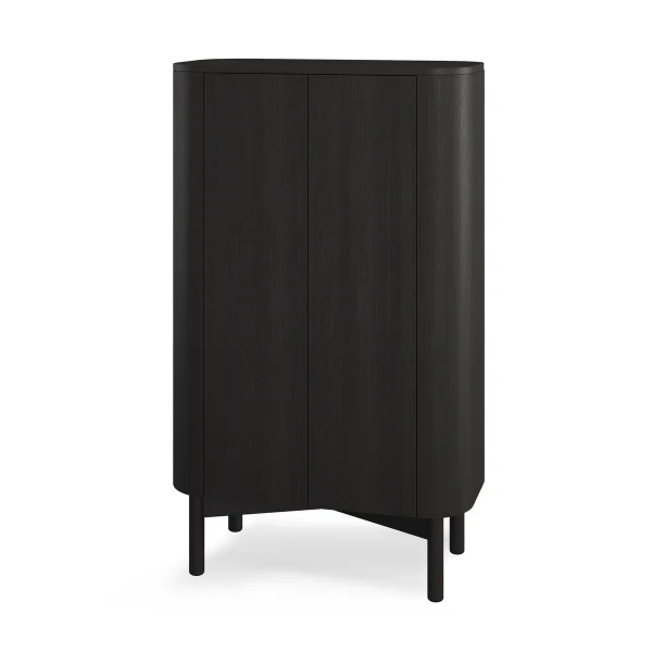 Northern Armoire Loud tall 143 cm Black painted oak