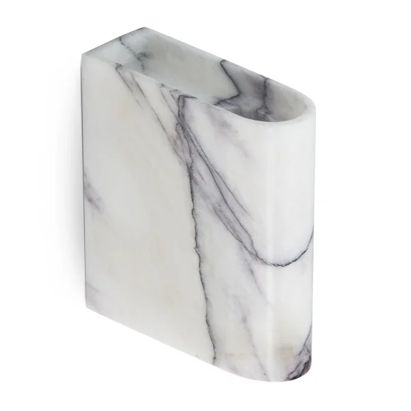 Northern Bougeoir mural Monolith Mixed white marble