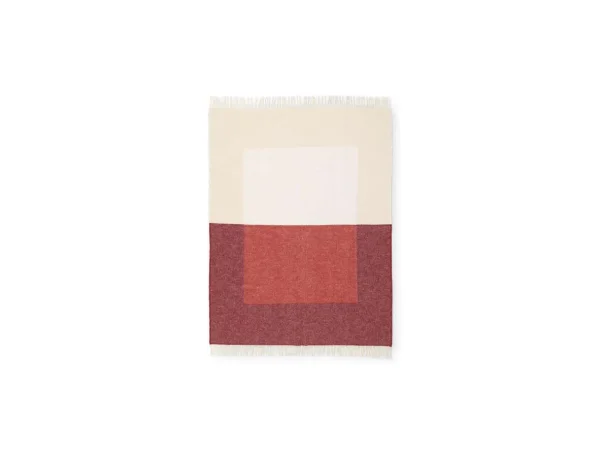 Northern - Echo Throw Blanket 130X170 Red