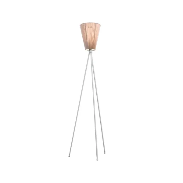 Northern Lampadaire Oslo Wood beige, structure gris clair