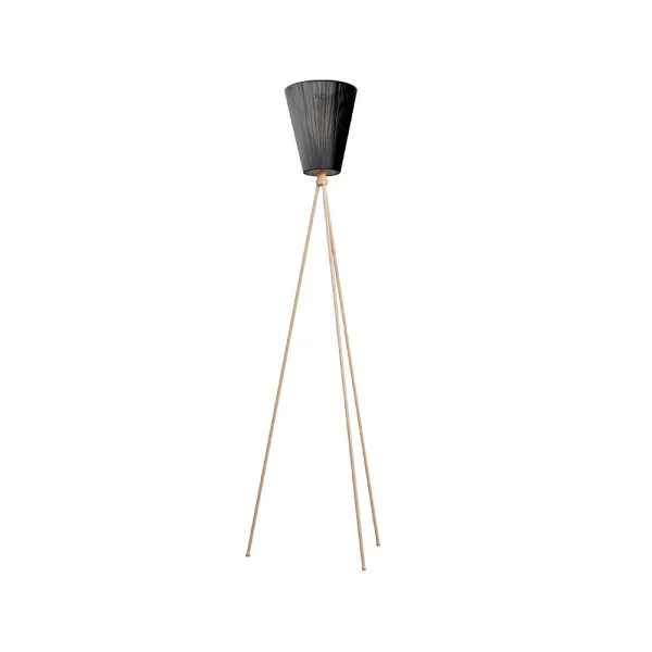 Northern Lampadaire Oslo Wood black, structure beige