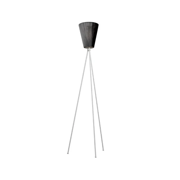 Northern Lampadaire Oslo Wood black, structure gris clair