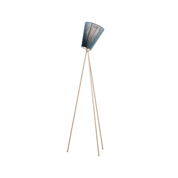 Northern Lampadaire Oslo Wood green, structure beige