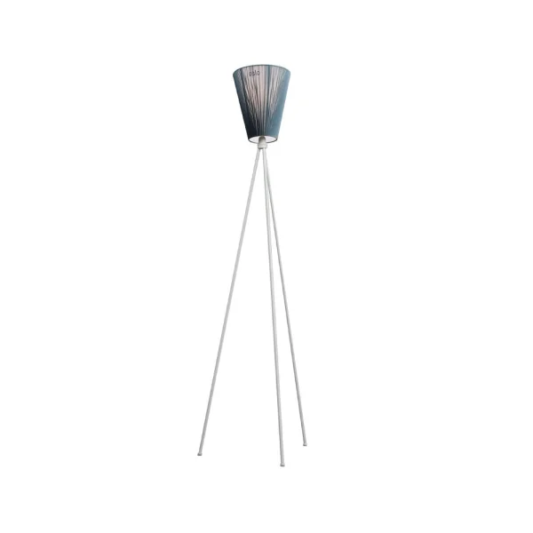 Northern Lampadaire Oslo Wood green, structure gris clair