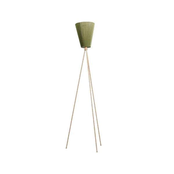 Northern Lampadaire Oslo Wood olive green, structure beige