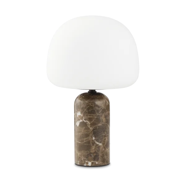 Northern Lampe de bureau Kin 33 cm Brown marble