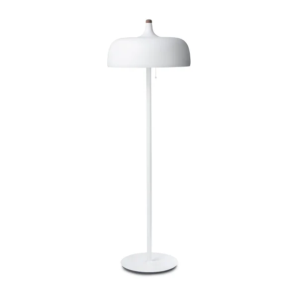 Northern Lampe sur pied Acorn Blanc mat