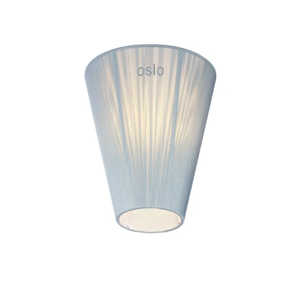 Northern Lampe sur pied Oslo Wood abat-jour Bleu clair