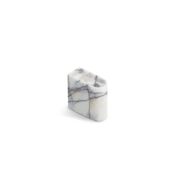Northern - Monolith Porte-bougies Low Mixed White Marble