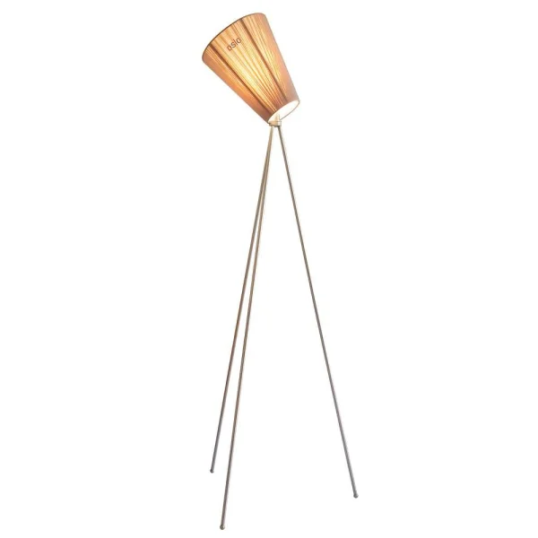 Northern - Oslo Wood Lampadaire Acier/Beige