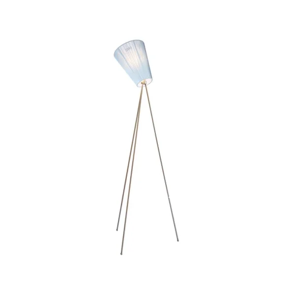 Northern - Oslo Wood Lampadaire Acier/Bleu Clair