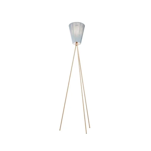 Northern - Oslo Wood Lampadaire Beige/Bleu Clair