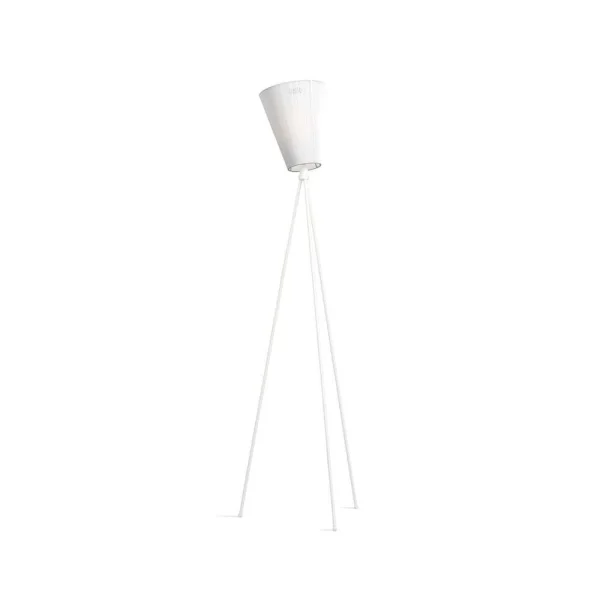 Northern - Oslo Wood Lampadaire Blanc/Blanc