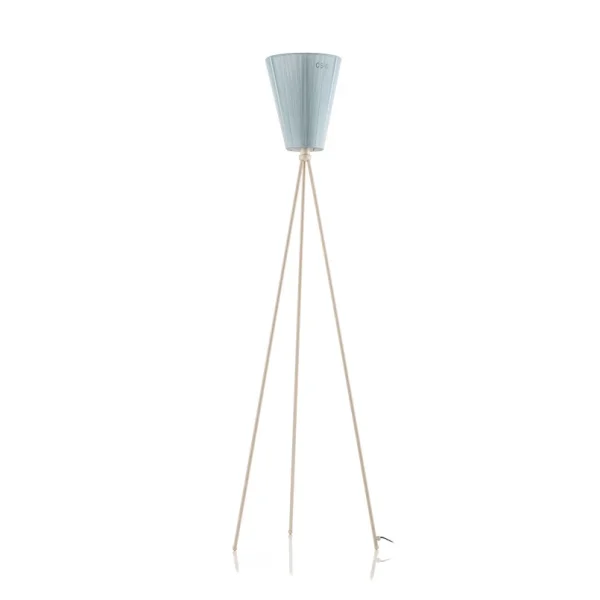 Northern - Oslo Wood Lampadaire Blanc/Bleu Clair