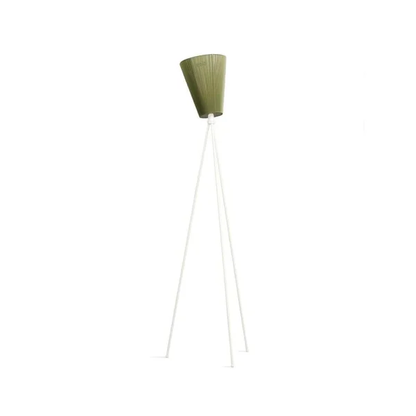 Northern - Oslo Wood Lampadaire Blanc/Olive