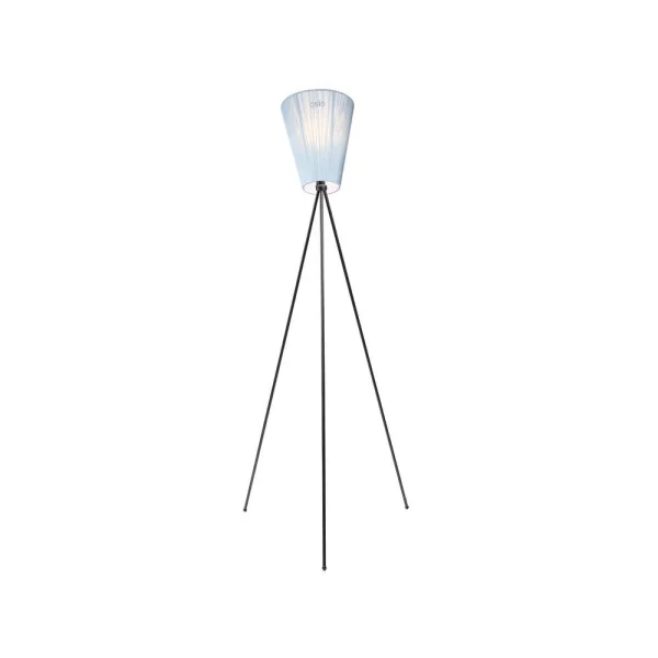 Northern - Oslo Wood Lampadaire Noir/Bleu Clair