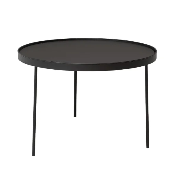 Northern Table basse Stilk noir large Ø74 cm H:50 cm