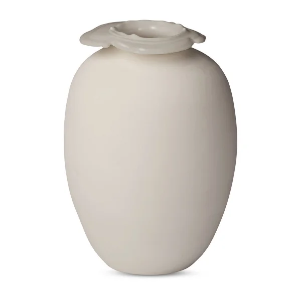 Northern Vase Brim 18 cm Beige