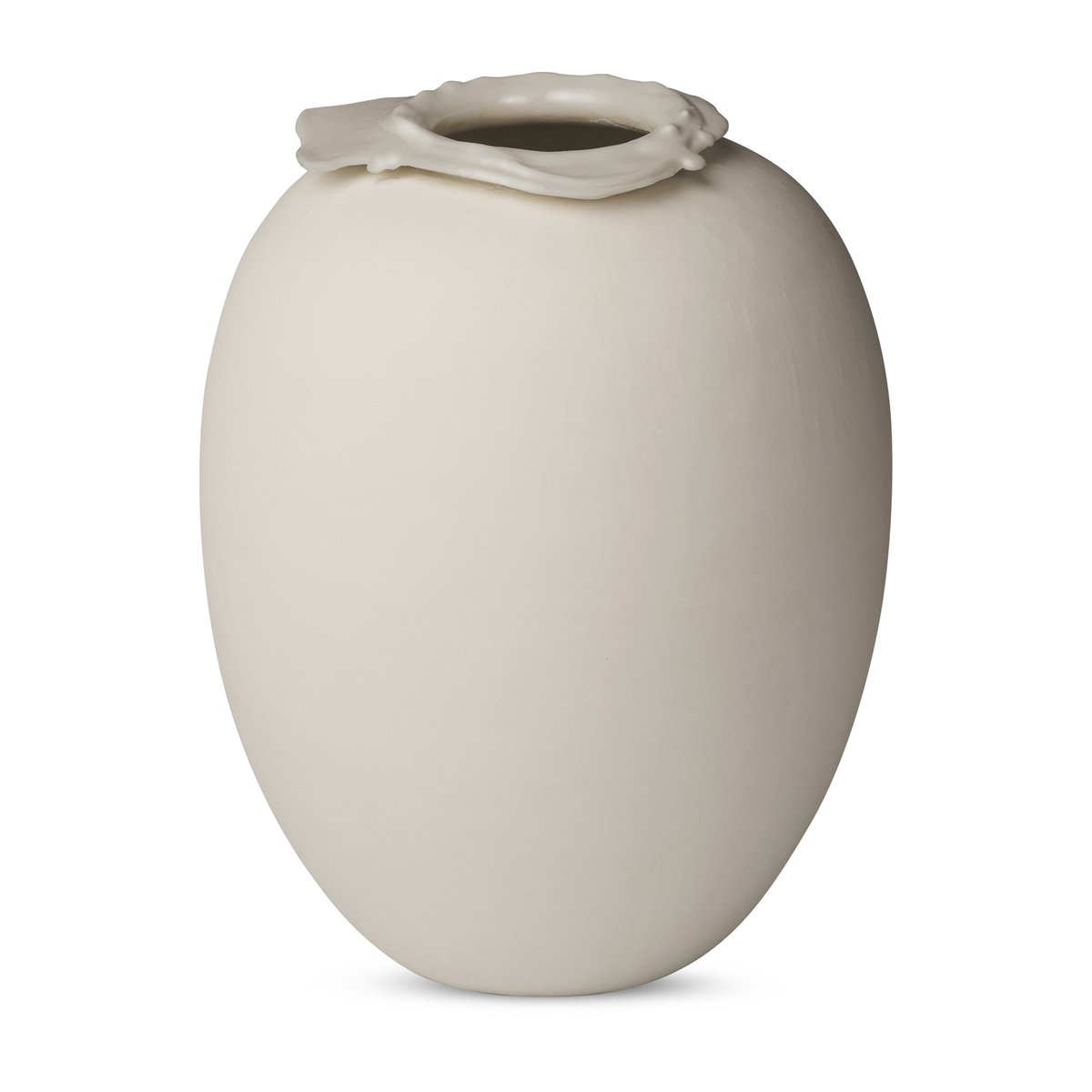 Northern Vase Brim 28 cm Beige