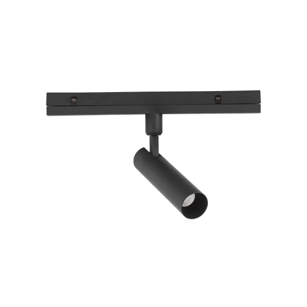 Nova Luce Aber - spot pour système de profilés magnétiques - 24, 5 x 19,6 cm - 10W LED dimmable inclus - noir sable