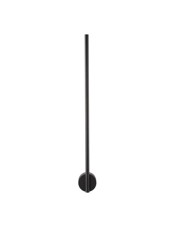 Nova Luce Aden - applique en saillie - 60 x 1,5 cm - 10W LED inclus - noir
