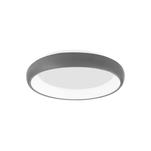 Nova Luce Albi - plafonnier - Ø 41 x 8,5 cm - 32W LED dimmable inclus - gris sable