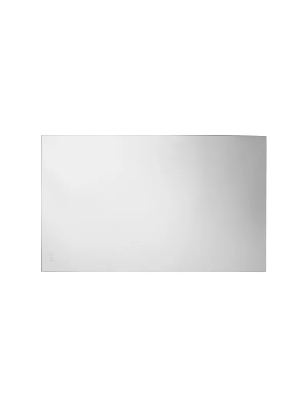 Nova Luce Alda - miroir avec éclairage - 120 x 70 x 3,5 cm - 53W LED inclus - IP44 - argent