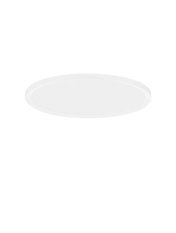 Nova Luce Aoton - plafonnier - Ø 40 x 5 cm - 35W dimmable LED inclus - blanc sablé