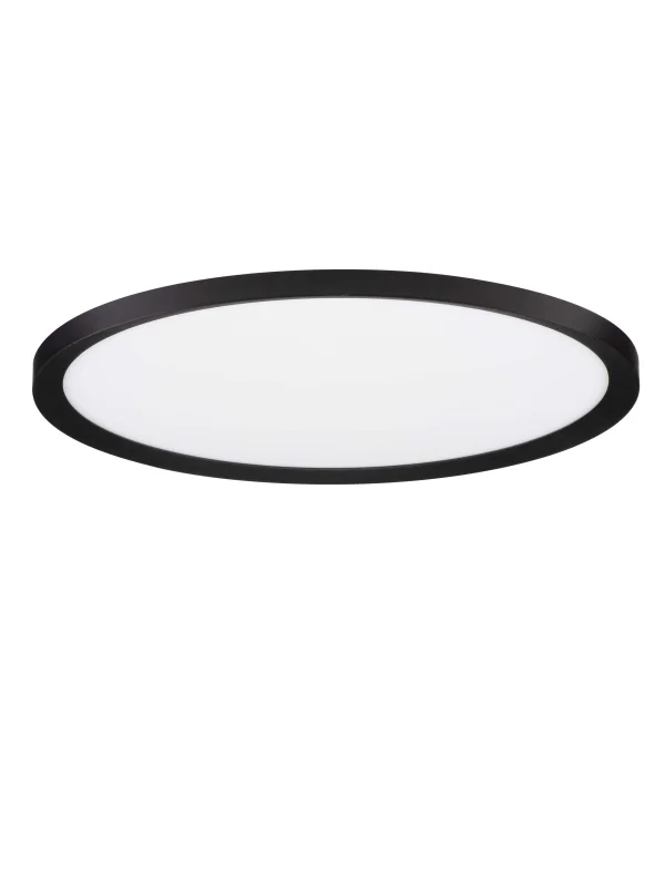 Nova Luce Aoton - plafonnier - Ø 40 x 5 cm - 35W dimmable LED inclus - noir sablé