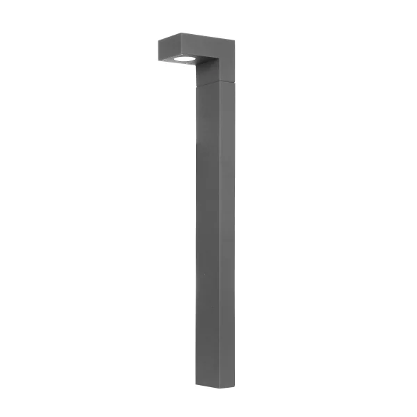 Nova Luce Apollo - lampe de jardin - 80 cm - 6W LED inclus - IP54 - gris foncé