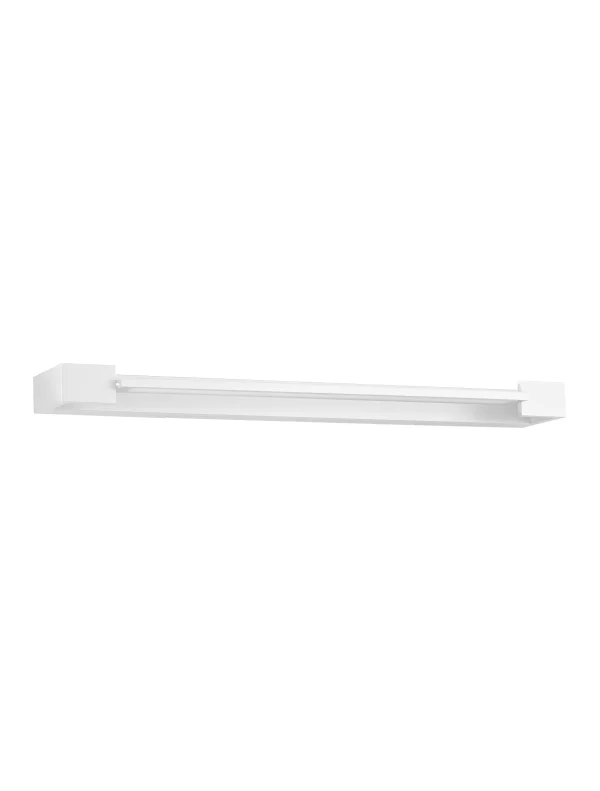 Nova Luce Arga - applique murale - 60 x 4,2 x 10 cm - 17W LED inclus - IP44 - blanc sablé
