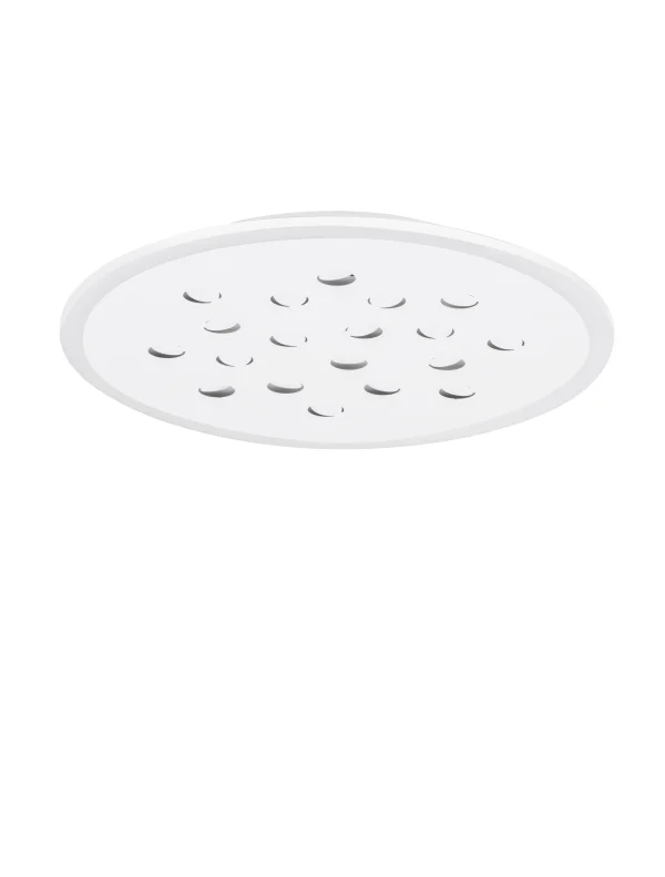 Nova Luce Astro - plafonnier - Ø 45 x 5 cm - 30W dimmable LED inclus - blanc sablé