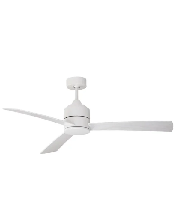Nova Luce Axel - ventilateur de plafond avec télécommande et option lumière - Ø 137,1 x 38,2 cm - 18W LED inclus - blanc