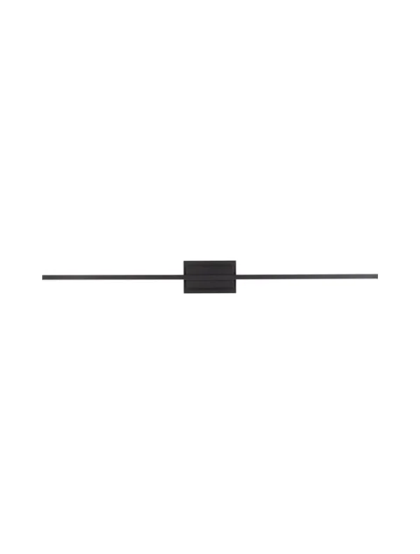 Nova Luce Azure - applique murale - 6,9 x 11,8 x 120,5 - 28,5W LED inclus - noir sable