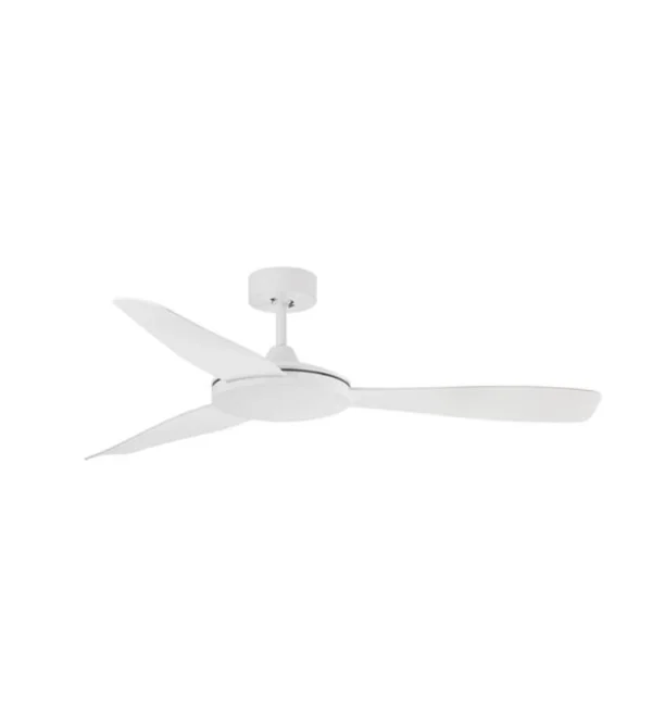 Nova Luce Blaire - Ventilateur de plafond avec télécommande - Ø 132 x 42 cm - 38W inclus - blanc