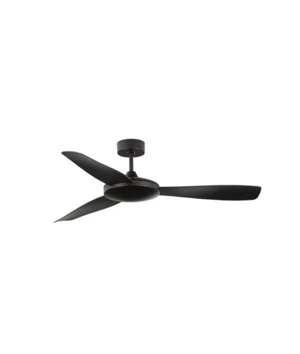 Nova Luce Blaire - Ventilateur de plafond avec télécommande - Ø 132 x 42 cm - 38W inclus - noir