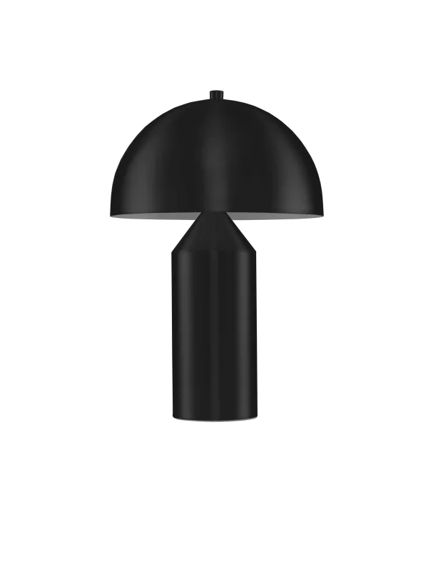 Nova Luce Bolt - lampe de table - Ø 25 x 41 cm - noir mat