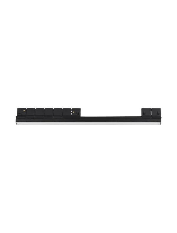 Nova Luce Breda - luminaire sur rail - 5,5 x 2,2 x 50 cm - 10W LED inclus - couleur de lumière blanc chaud - noir