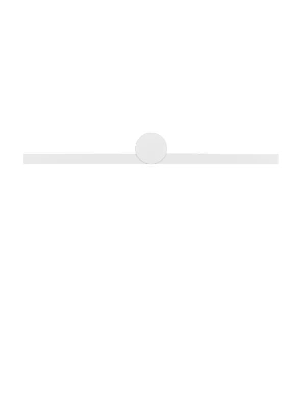 Nova Luce Breggo - applique murale - 61 x 7,5 x 10 cm - 12W LED inclus - IP54 - blanc sablé