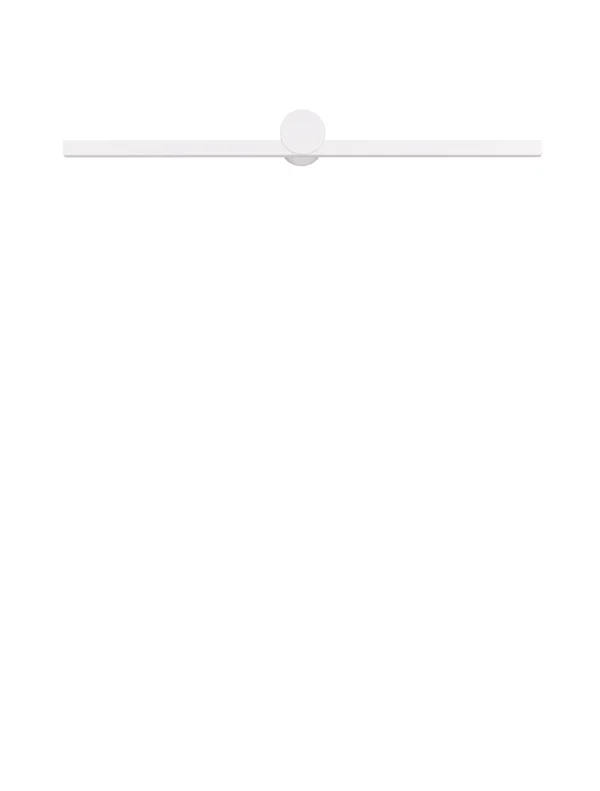 Nova Luce Breggo - applique murale - 81 x 7,5 x 10 cm - 17W LED inclus - IP54 - blanc sablé