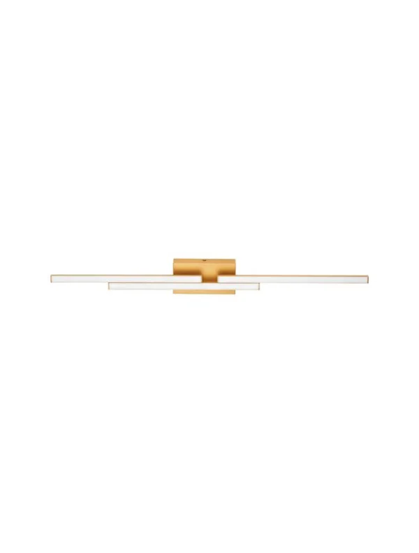 Nova Luce Chart - applique murale -  9 x 10 x 96,5 cm - LED 31W inclus - IP44 - or
