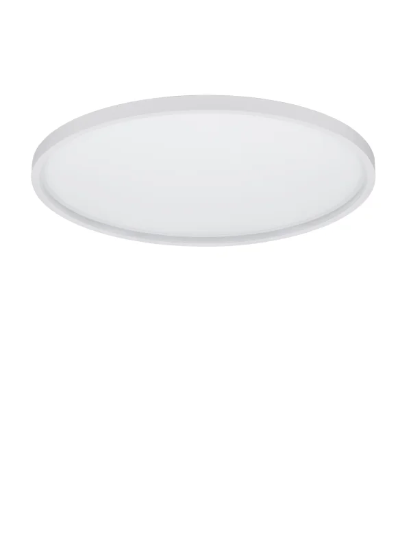 Nova Luce Chet - plafonnier - Ø 58,3 x 6,5 cm - 49W dimmable LED inclus - blanc sablé