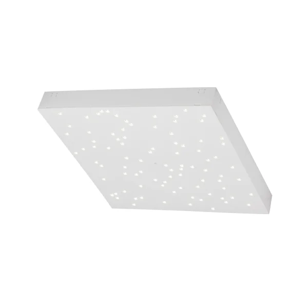 Nova Luce Cielo - plafonnier - 30 x 30 x 4 cm - 8W LED dimmable inclus - blanc