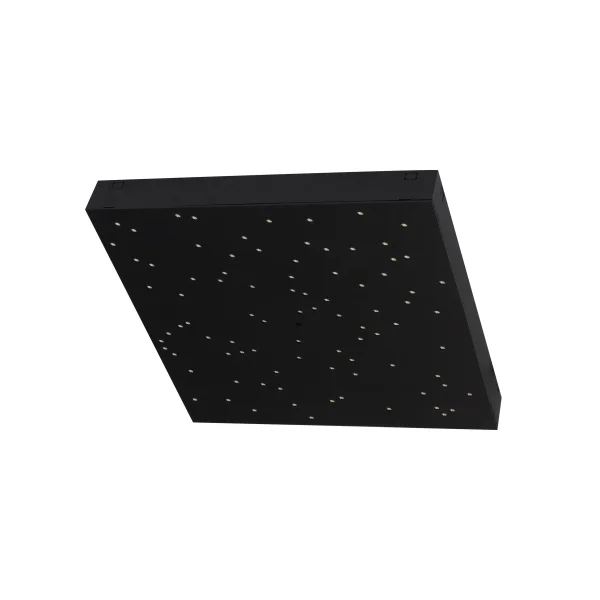 Nova Luce Cielo - plafonnier - 30 x 30 x 4 cm - 8W LED dimmable inclus - noir