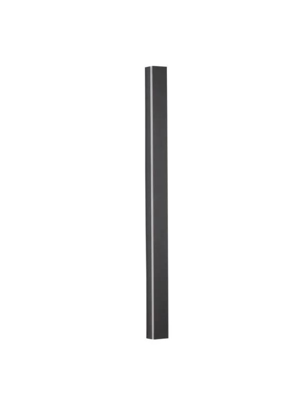 Nova Luce Colby - 5 x 4,2 x 80 cm - 29W LED inclus - noir sable