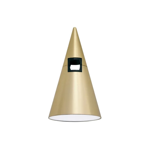 Nova Luce Cono - point lumineux système de rail magnétique - Ø 6 x 10,6 cm - 5W LED inclus - laiton satiné