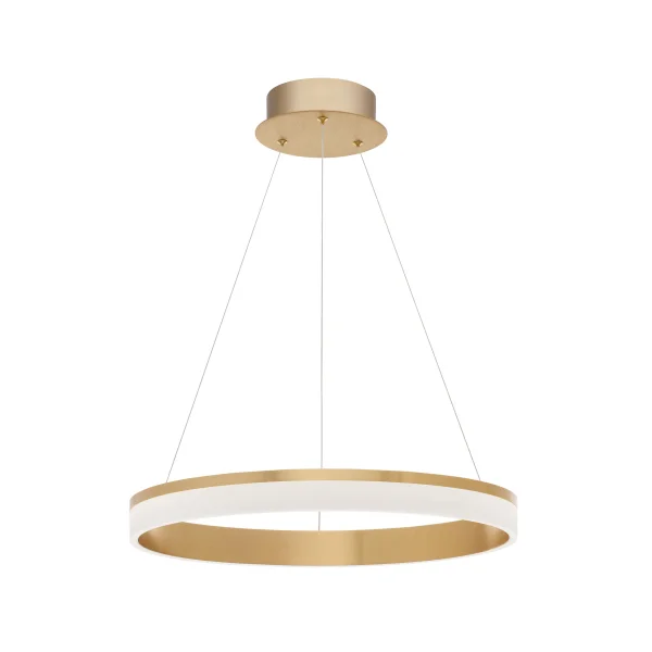 Nova Luce Courtez - lampe suspendue - Ø 60 x 150 cm - 45W LED inclus - bronze