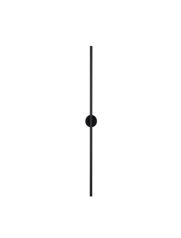 Nova Luce Cretel - applique murale - 90 x 8,3 x 1,5 cm - 15W LED inclus - IP44 - noir