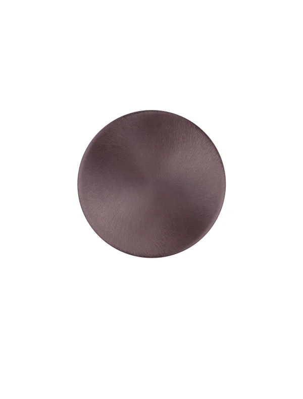 Nova Luce Cyrcle - applique murale - Ø 22 x 3,5 cm - 12W LED inclus - café brossé